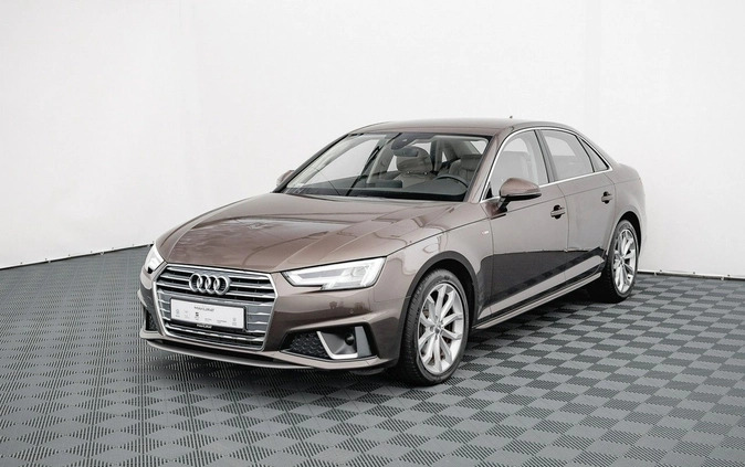 Audi A4 cena 114850 przebieg: 82336, rok produkcji 2019 z Wielichowo małe 742